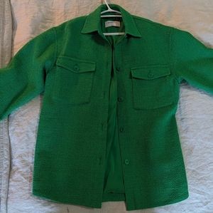 green aritzia shacket